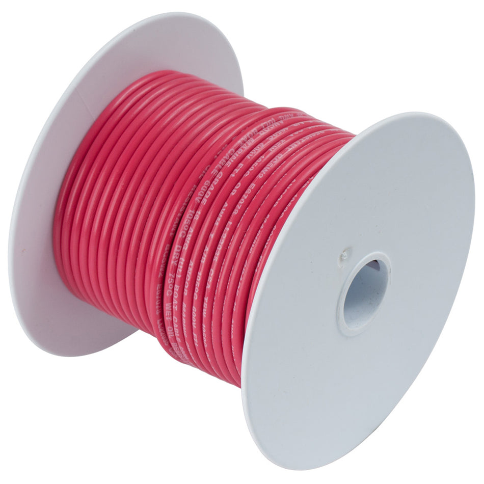 Cable de cobre estañado rojo Ancor de 16 AWG - 500' [102850]