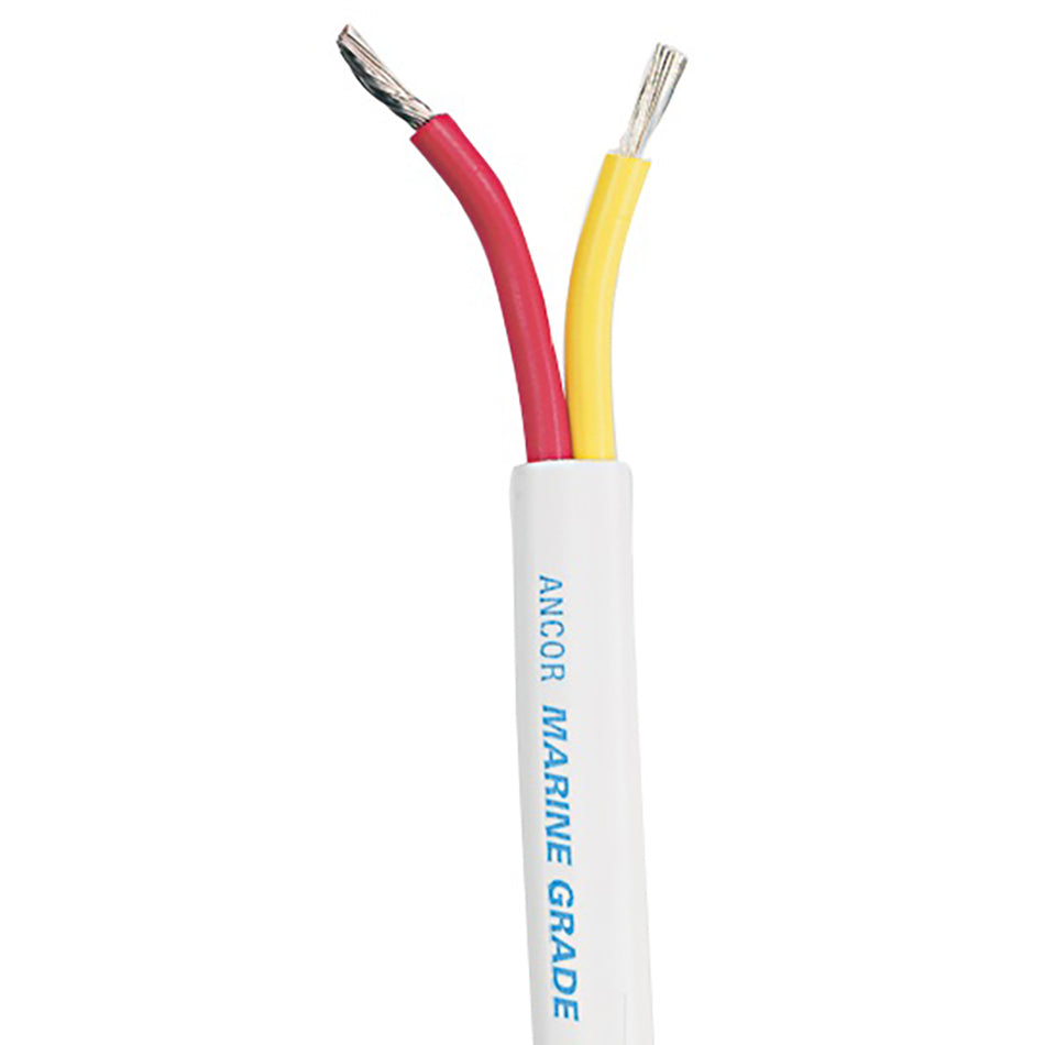 Ancor Sicherheits-Duplexkabel - 8/2 AWG - Rot/Gelb - Flach - 100 [123910]