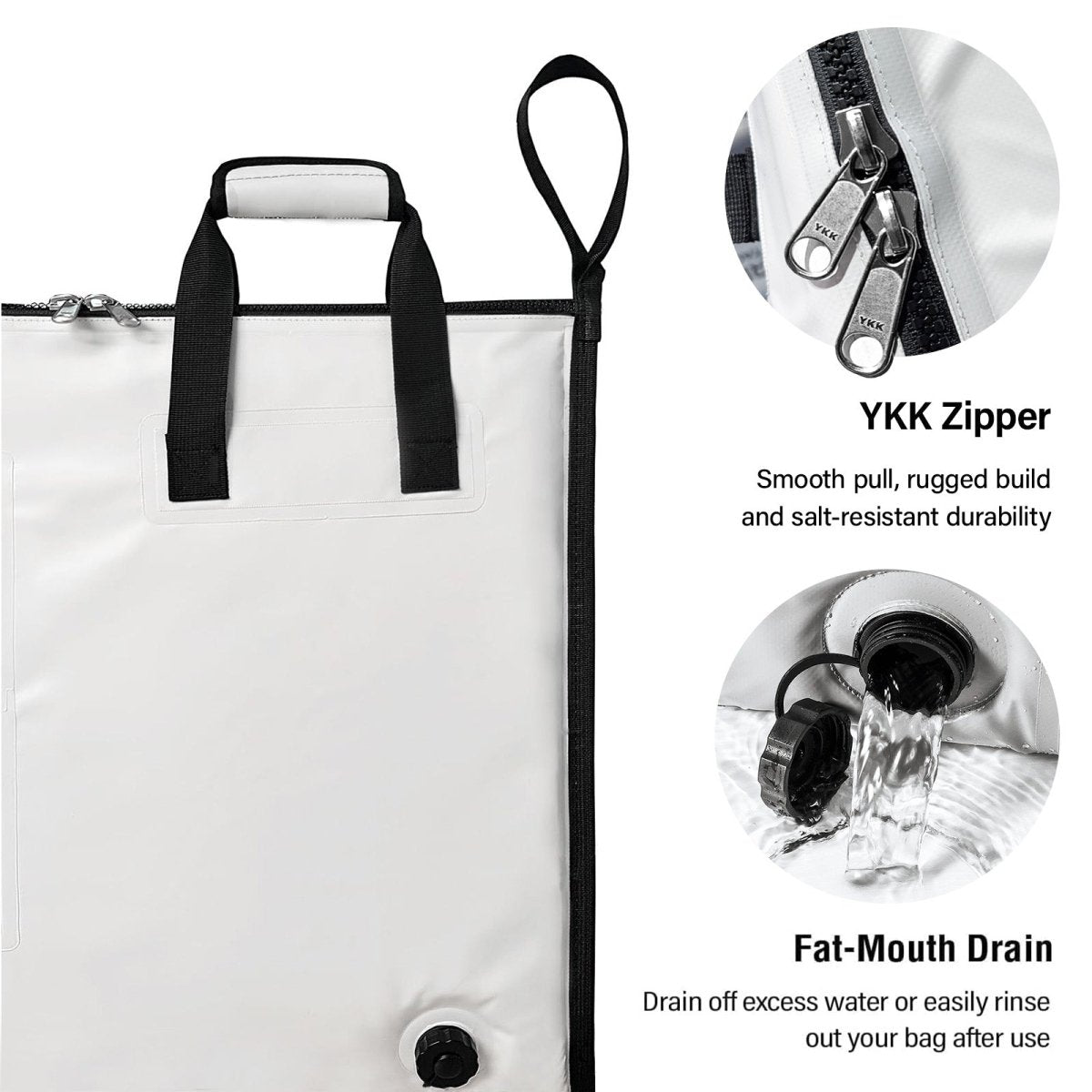 60x24'' Fish Cooler Bag with YKK Zipper - Get Tight Gear