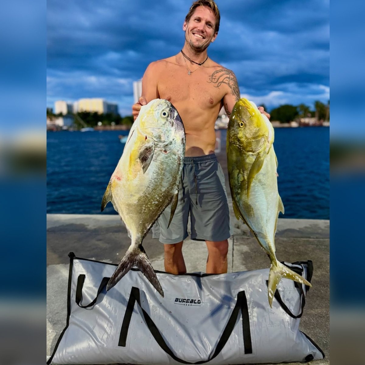 60x24'' Fish Cooler Bag with YKK Zipper - Get Tight Gear