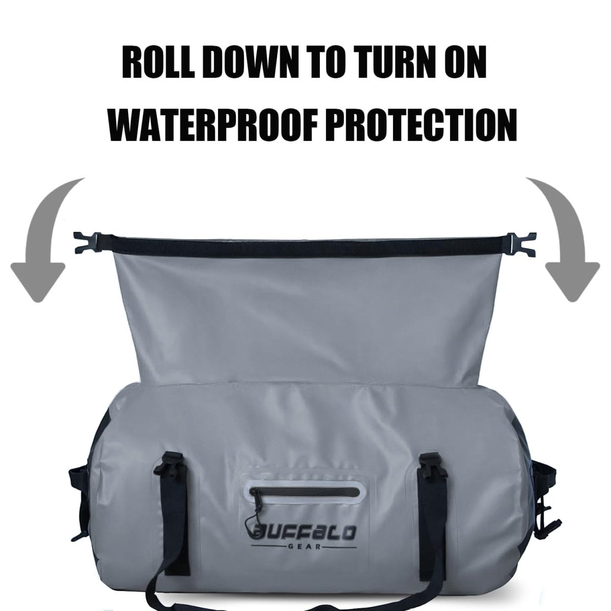63QT Roll Top Waterproof Duffel Bag - Get Tight Gear