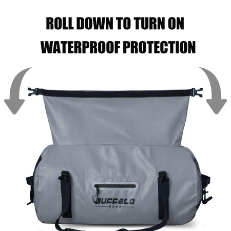 63QT Roll Top Waterproof Duffel Bag - Get Tight Gear