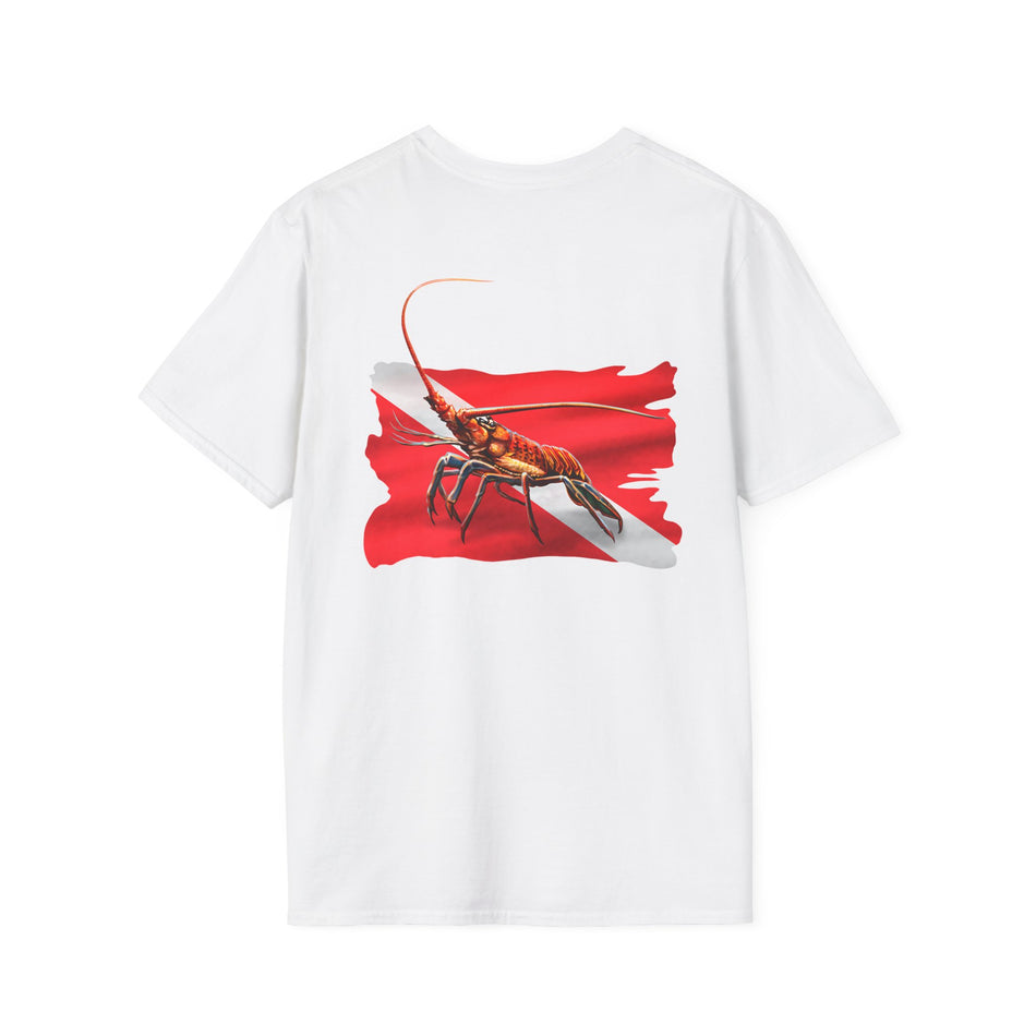 Lobster Dive Unisex T-Shirt, Nautical Style Tee, Seafood Lover Shirt, Summer Apparel, Beach Day T-Shirt, Fun Graphic Top