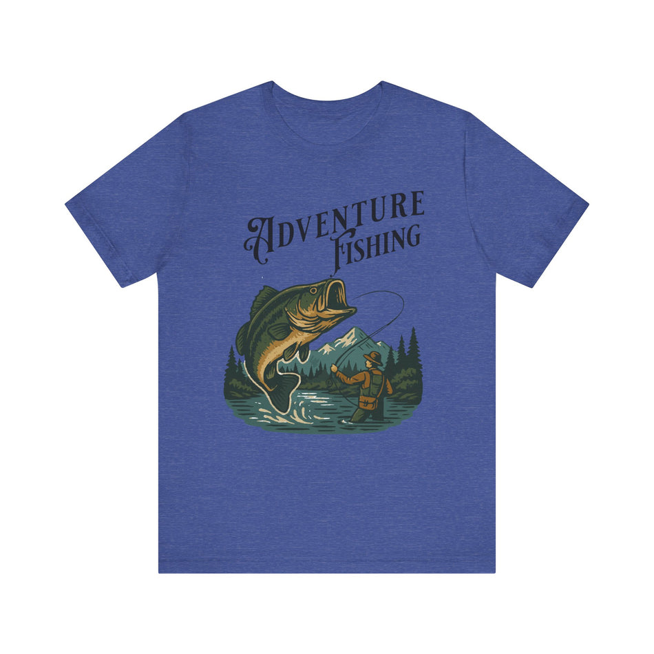 Adventure Fishing Unisex Jersey Tee - Perfect for Outdoor Enthusiasts