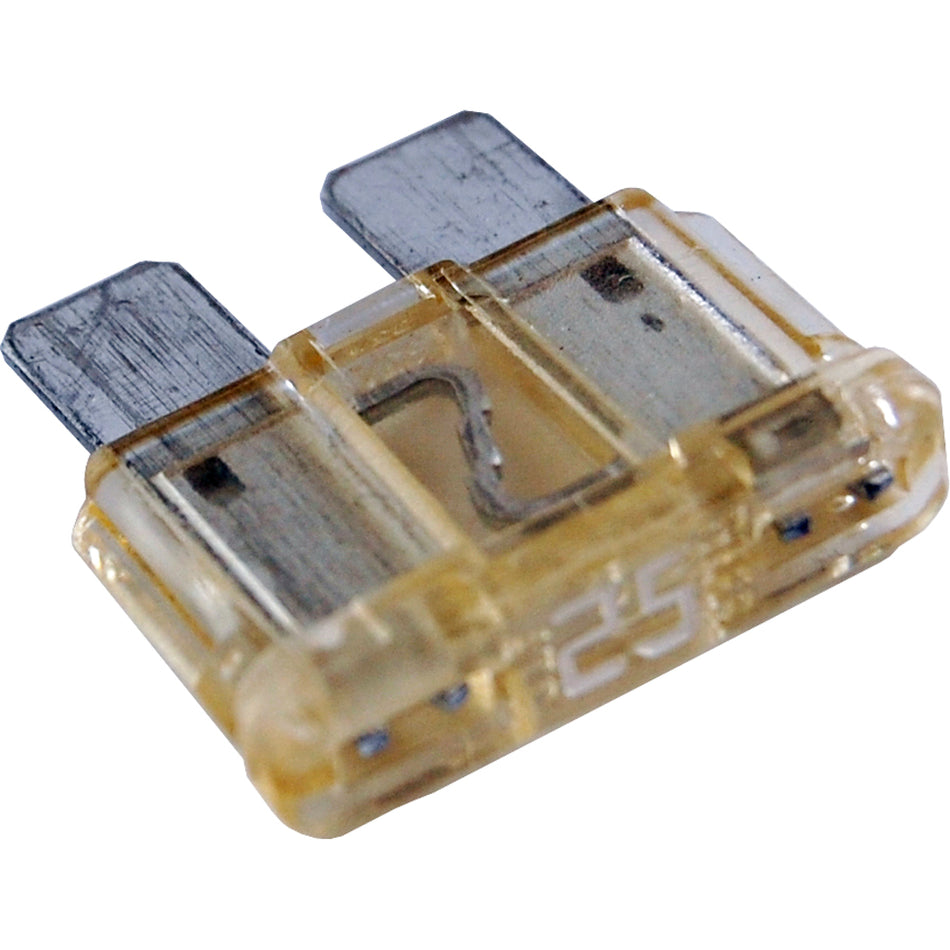 Paquete de fusibles ATO/ATC Blue Sea de 25 amperios (paquete de 25) [5244100]