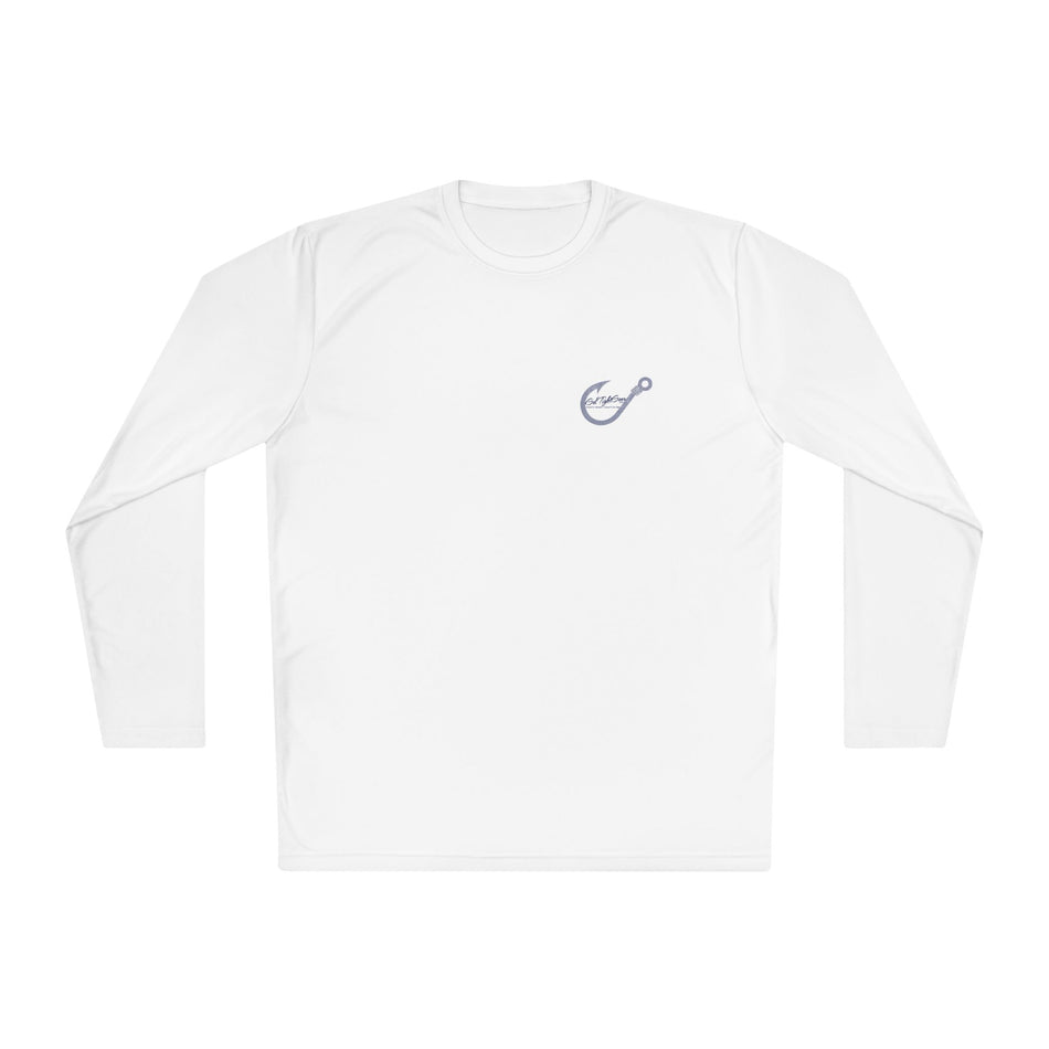 Fishing Makes Me Happy Unisex Long Sleeve Tee - Lightweight Fishing Apparel