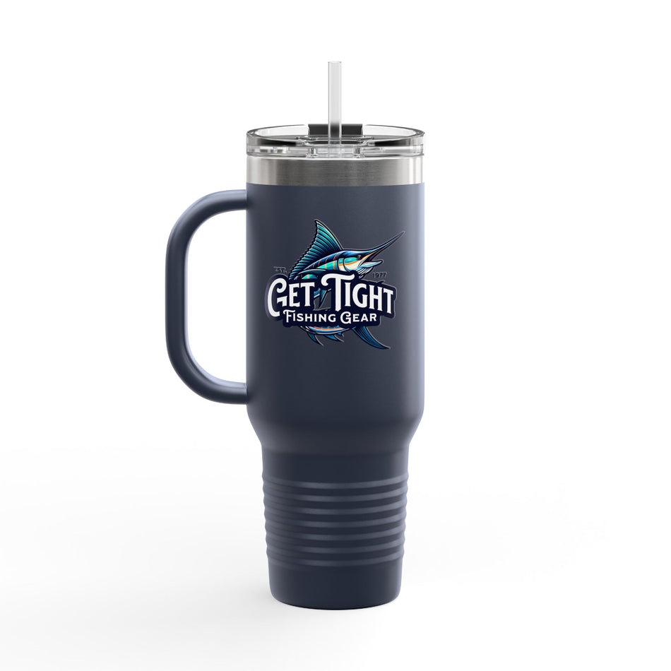Get Tight Fishing Gear Insulated Travel Mug - 40oz with Straw
