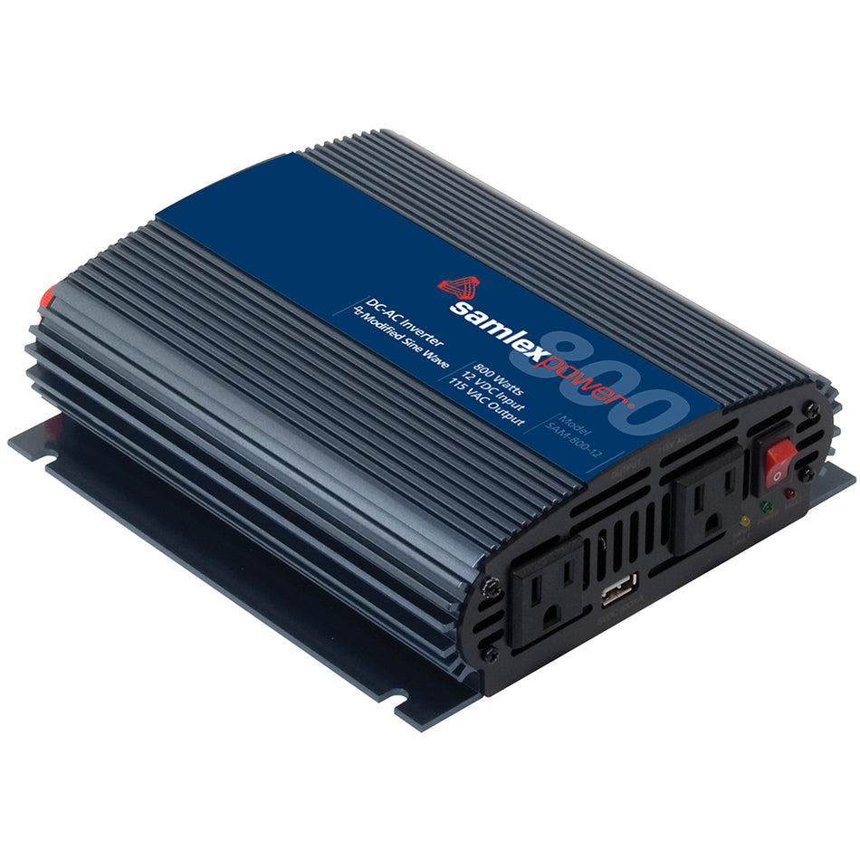 Inversor de onda sinusoidal modificada Samlex de 800 W, 12 V [SAM-800-12]