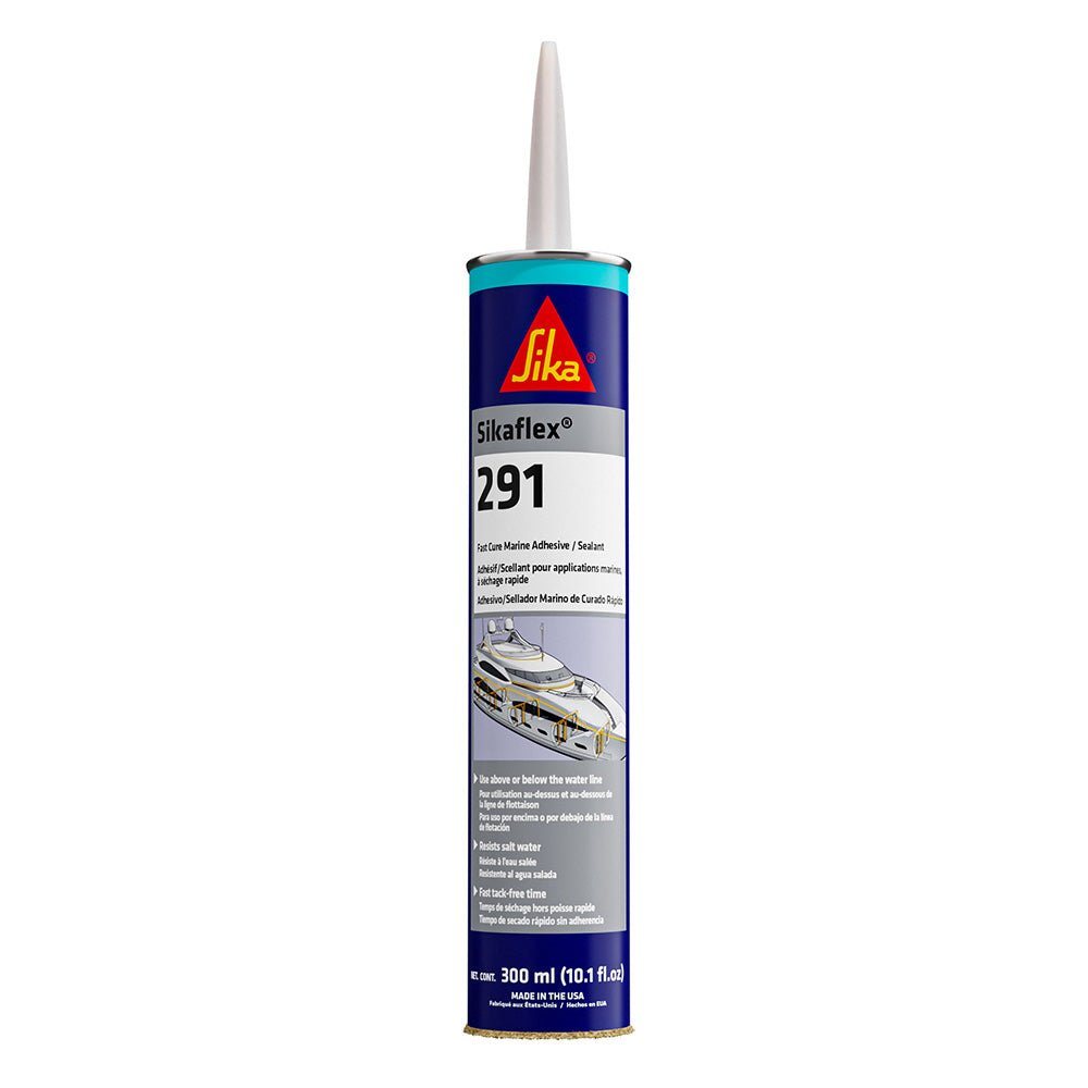 Sika Sikaflex 291 Fast Cure Adhesive & Sealant 10.3oz(300ml) Cartridge - Black
