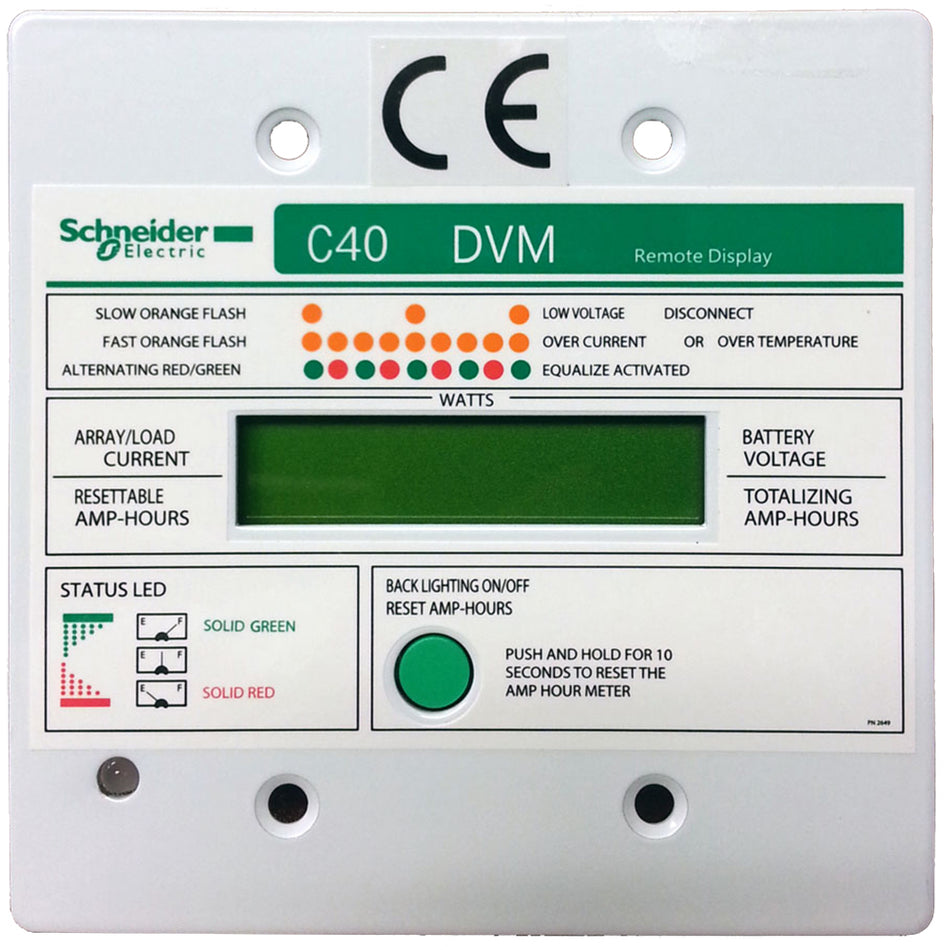 Control remoto digital Xantrex Serie C con cable 50 [CM/R-50]