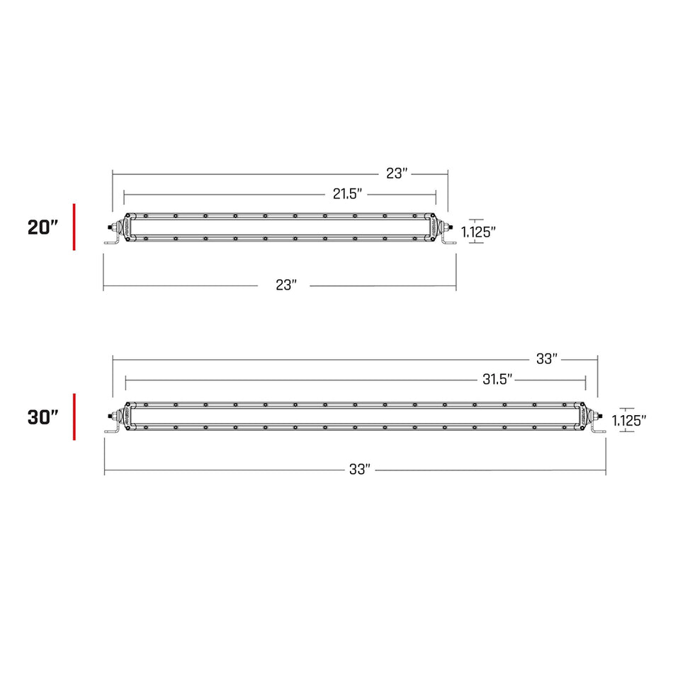 RIGID Industries SAE Compliant SR-SRS 20" Light Bar - Black