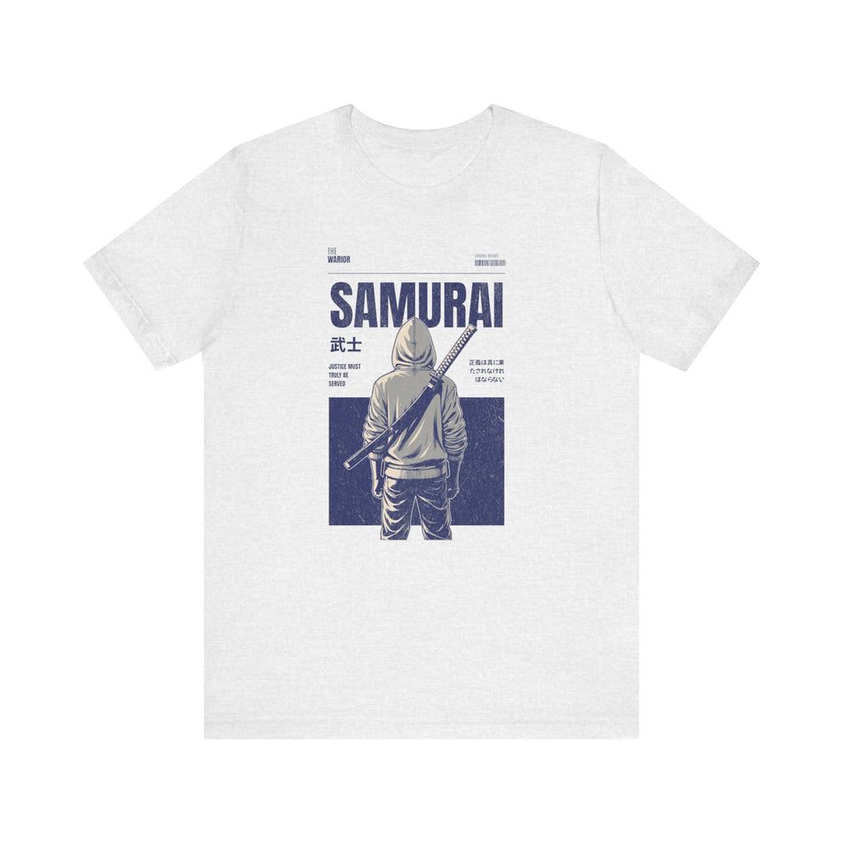 Vintage Samurai Graphic Tee, Anime Shirt, Men's/Women's Casual Wear, Gift for Gamers, Manga Fan Apparel