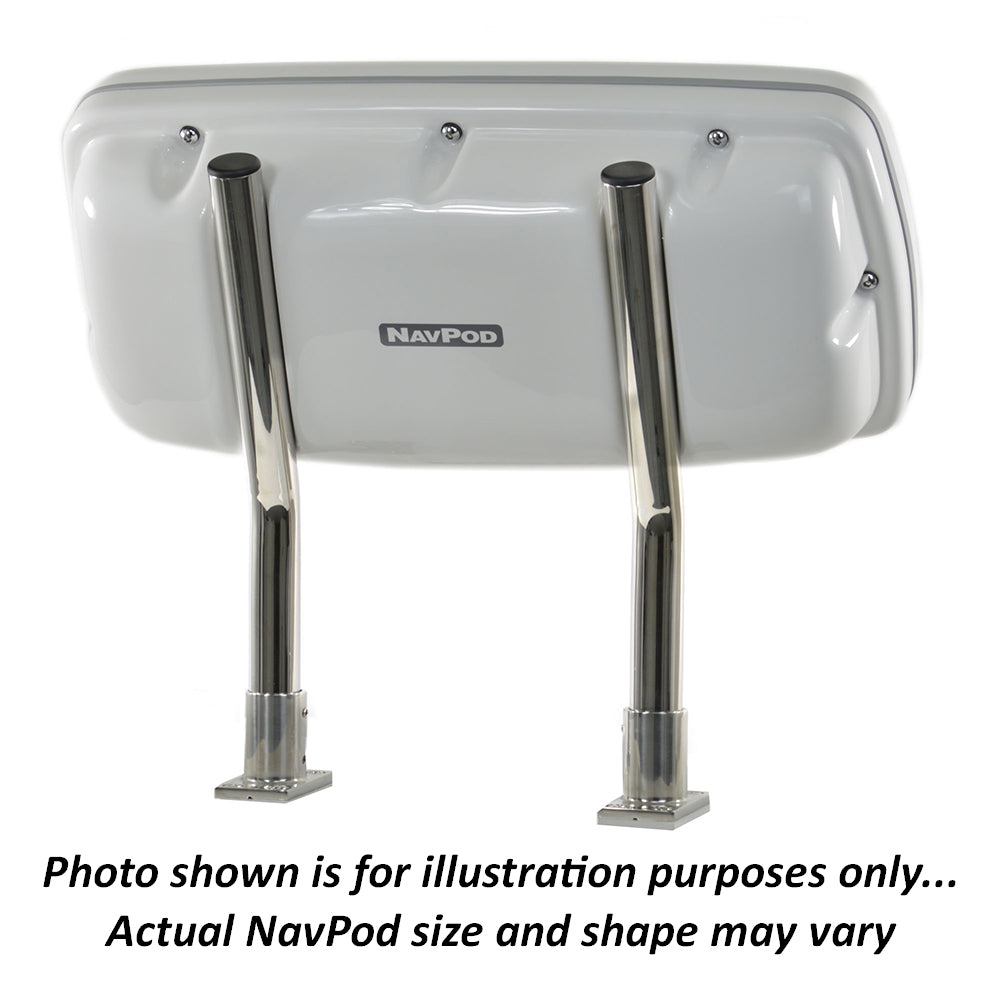 NavPod SystemPod Pre-Cut f/Raymarine AXIOM 9 & 1 Instrument (3.6 hole) f/9.5 Wide Guard (Pre-Cut f/Surface Mount Using Rear Mounting Brackets)