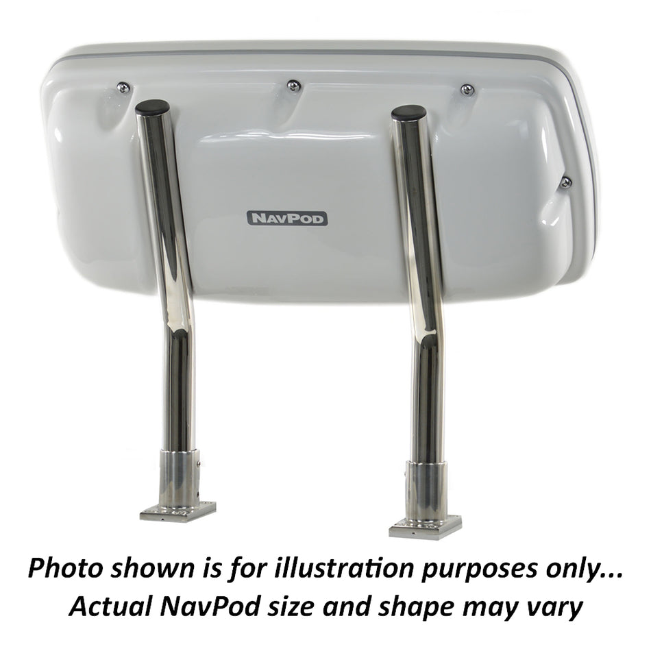 NavPod SystemPod Pre-Cut f/Raymarine AXIOM 9 & 1 Instrument (3.6 hole) f/9.5 Wide Guard (Pre-Cut f/Surface Mount Using Rear Mounting Brackets)