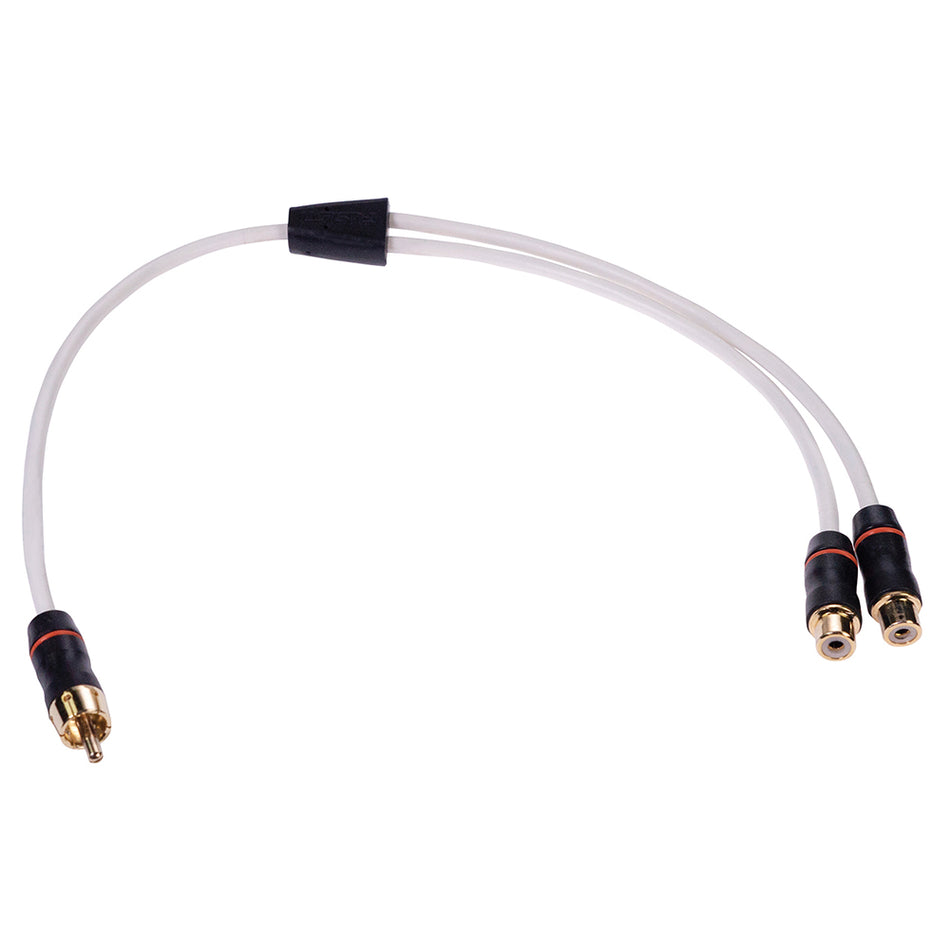 Fusion Performance Cinch-Kabelsplitter - 1 Stecker auf 2 Buchsen - .9 [010-12622-00]
