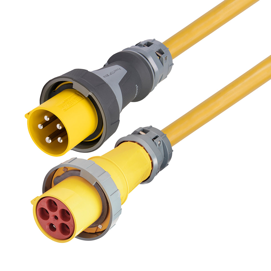 Marinco 100 Amp 120/208V 4-Pole, 5-Wire Shore Power Cable - No Neutral Wire - 100'