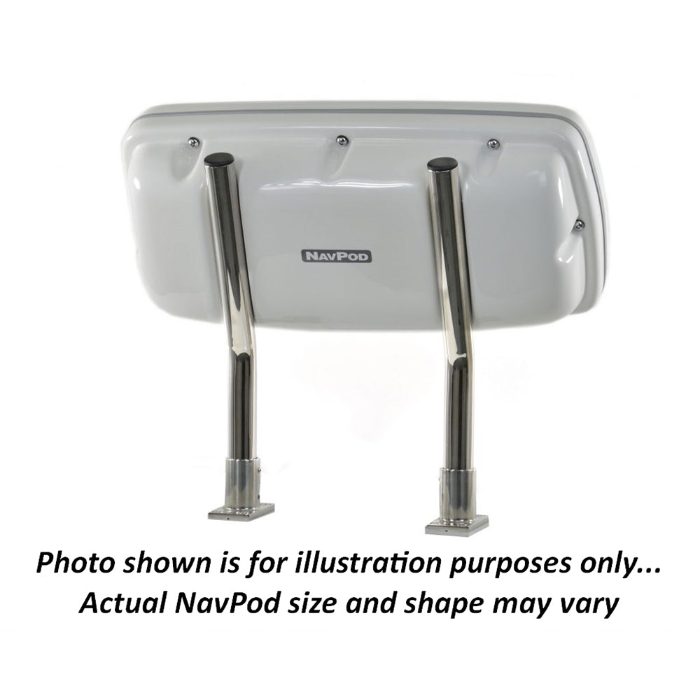 NavPod SystemPod Pre-Cut f/Garmin GPSMAP 942xs, 942, 922xs & 922 & 2 Instruments (3.6 Holes) f/9.5 Wide Guard