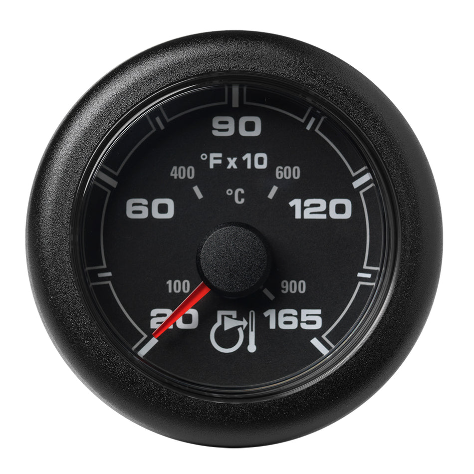 Veratron 52MM (2-1/16") OceanLink Pyrometer Gauge (1650 F/900 C) - Black Dial & Bezel