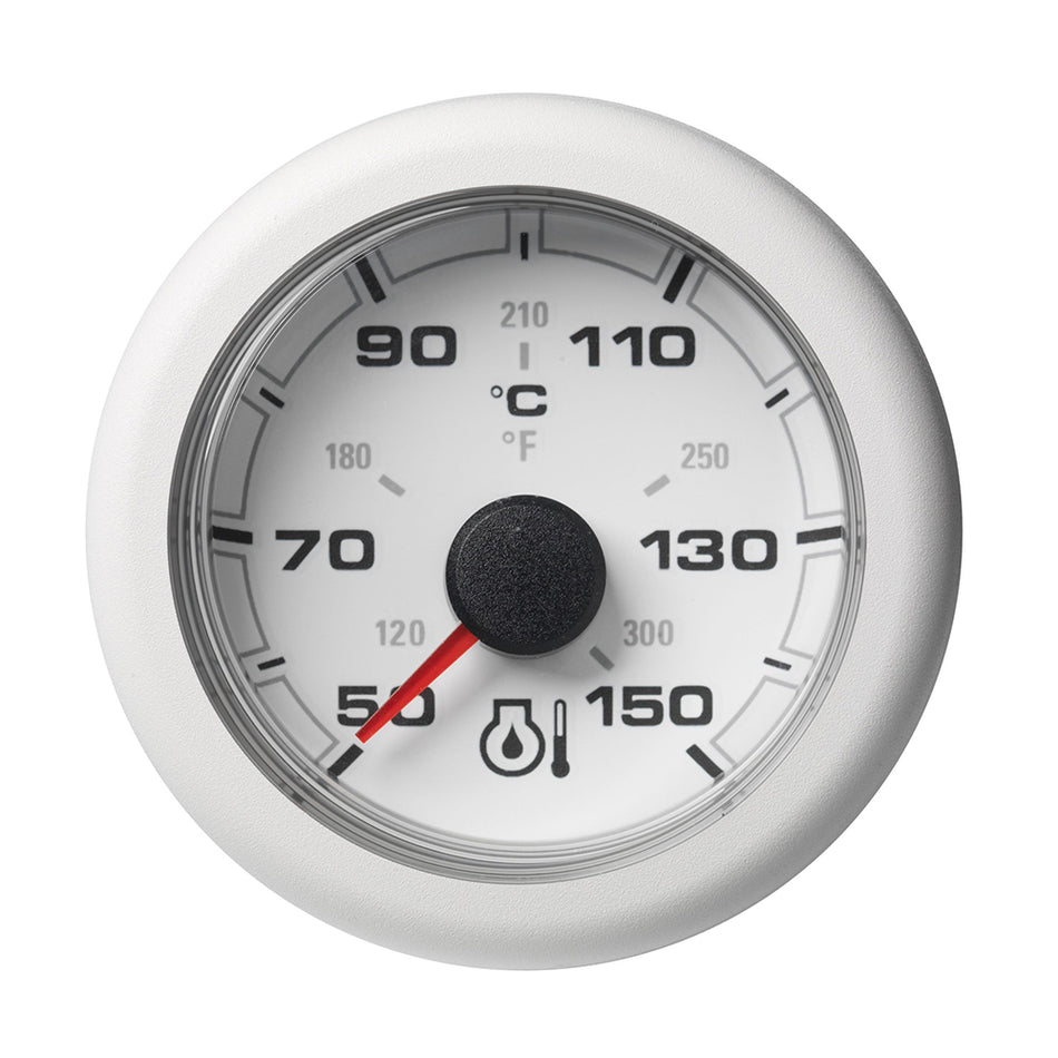 Veratron 52MM (2-1/16") OceanLink Engine Oil Temperature 150C/300F - White Dial & Bezel
