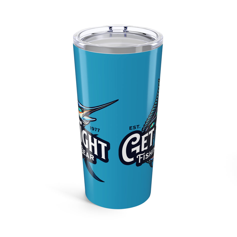 Get Tight Fishing Gear Tumbler 20oz - Perfect for Anglers & Outdoor Enthusiasts
