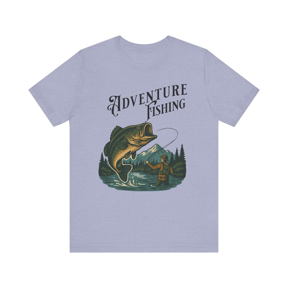 Adventure Fishing Unisex Jersey Tee - Perfect for Outdoor Enthusiasts