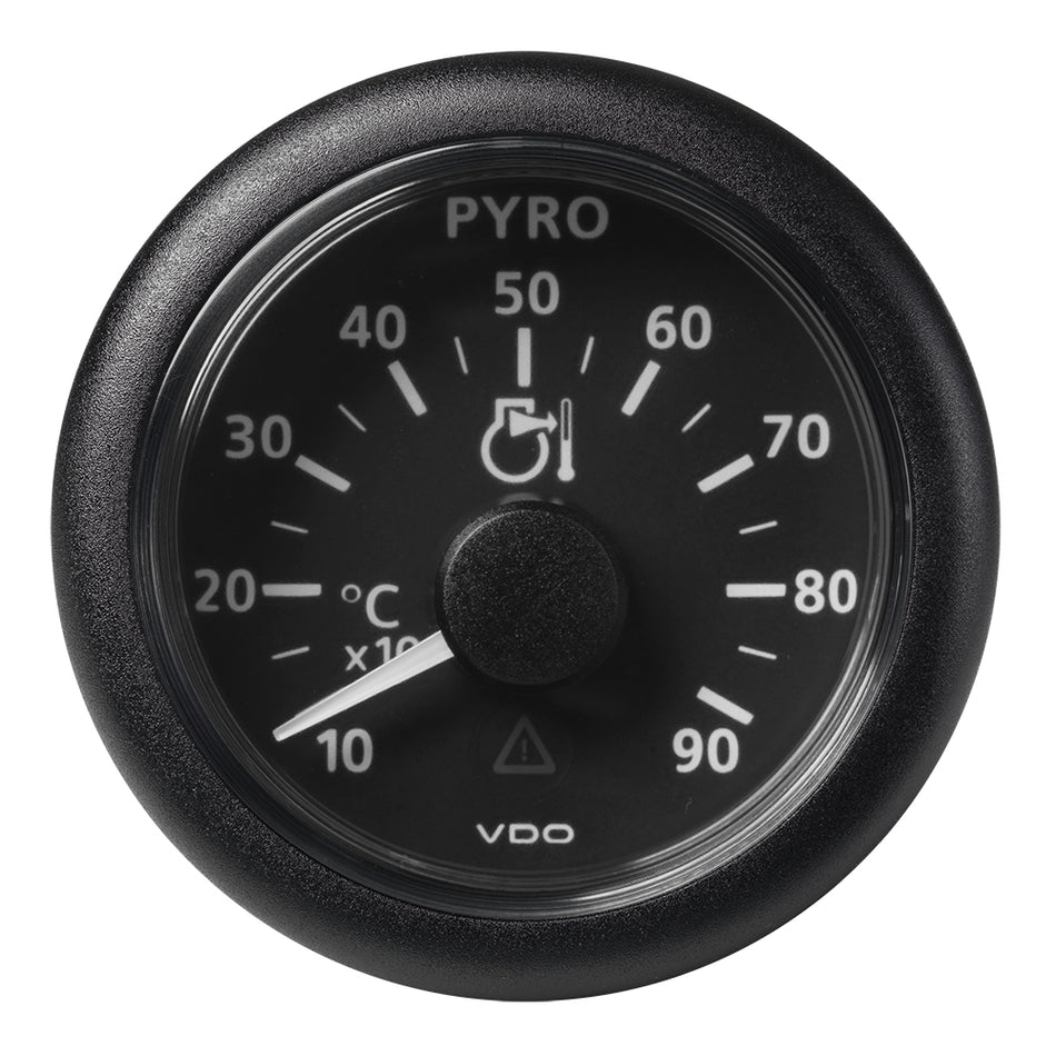 Veratron 52 MM (2-1/16") ViewLine Pyrometer - 100C to 900C - Black Dial & Bezel
