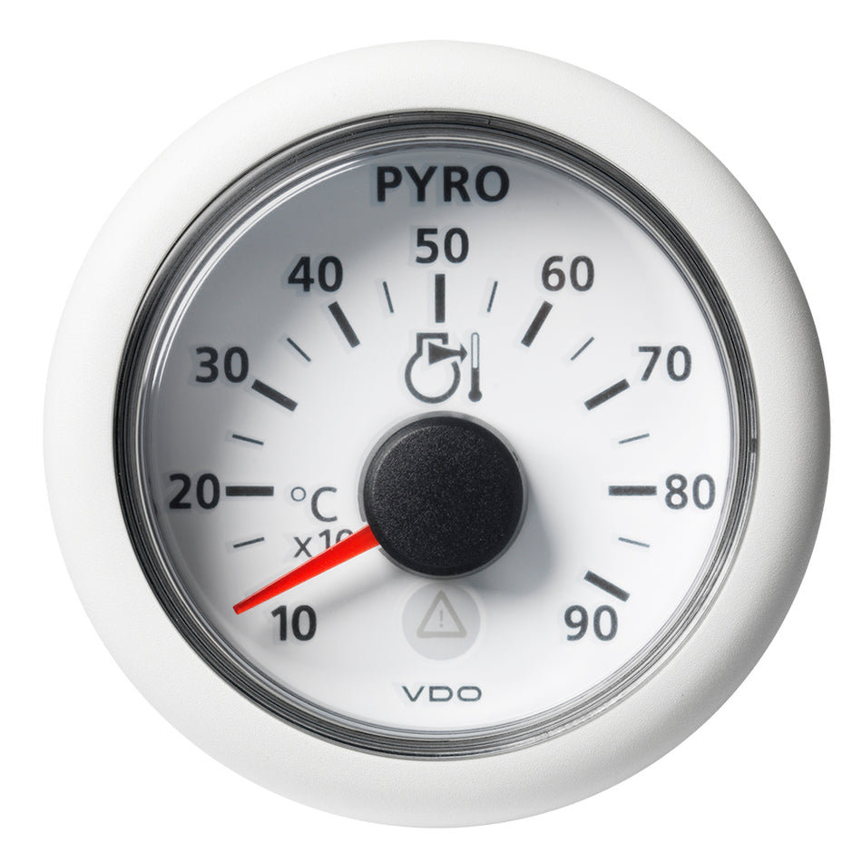 Veratron 52 MM (2-1/16") ViewLine Pyrometer - 100 to 900C - White Dial & Bezel