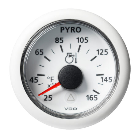 Veratron 52 MM (2-1/16") ViewLine Pyrometer - 250 to 1650F - White Dial & Bezel