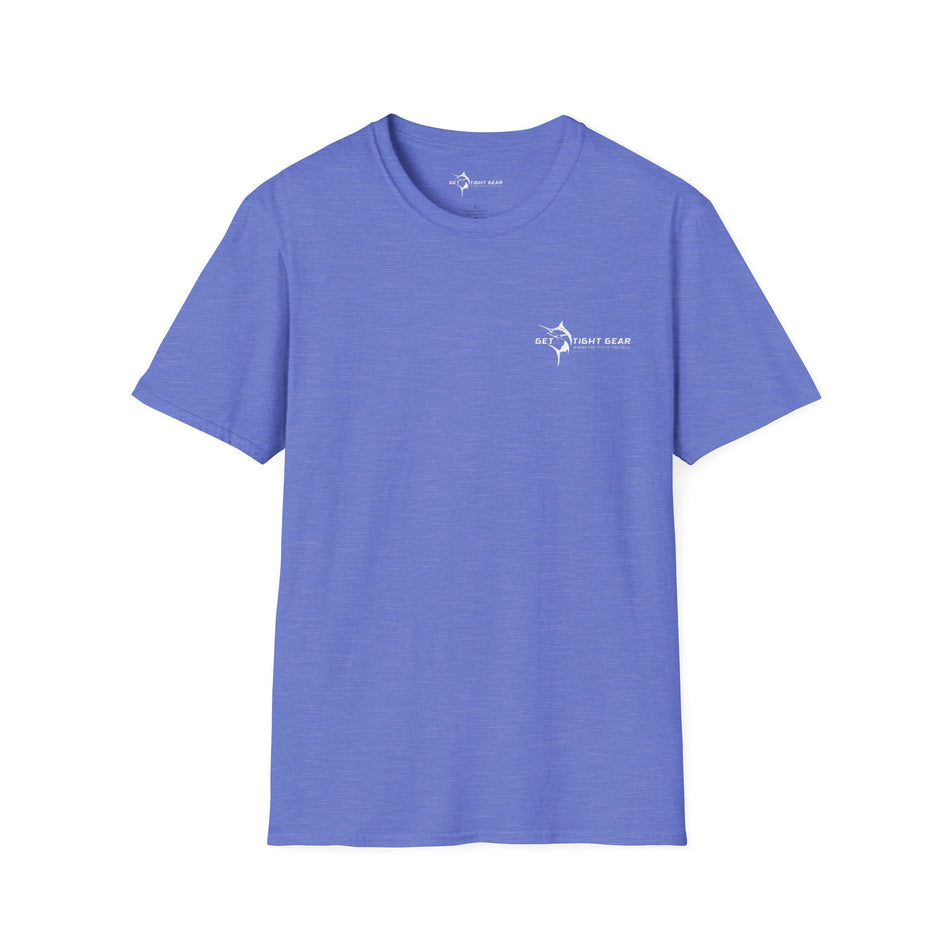 The Tug Is The Drug™ Fishing Enthusiast Unisex Softstyle T-Shirt | Coastal Vibes, Gift for Fishermen, Casual Wear, Outdoor Apparel, Beach Day
