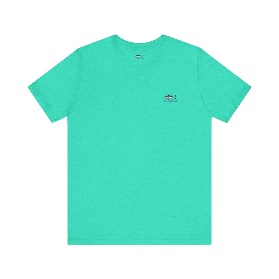 Camiseta de manga corta unisex de Miami Fishing: perfecta para los amantes de la pesca.
