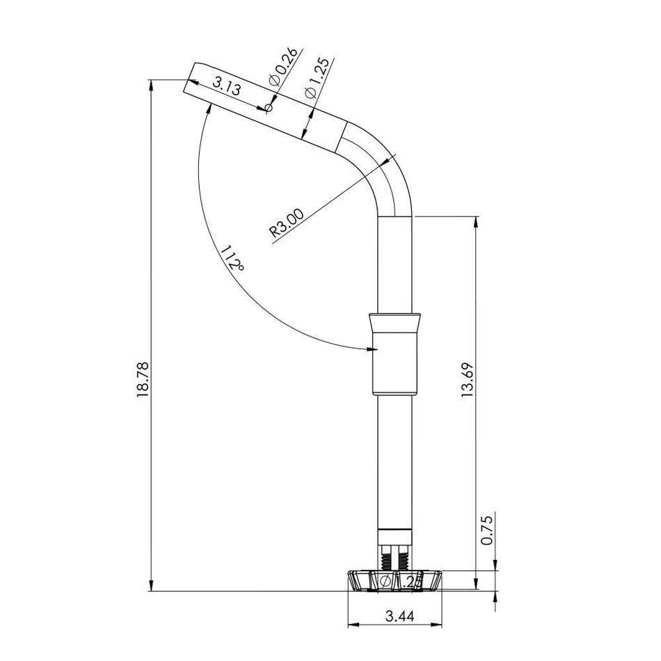 Soporte fijo para caña de pescar ShadeFin de TACO [T10-3000-5]