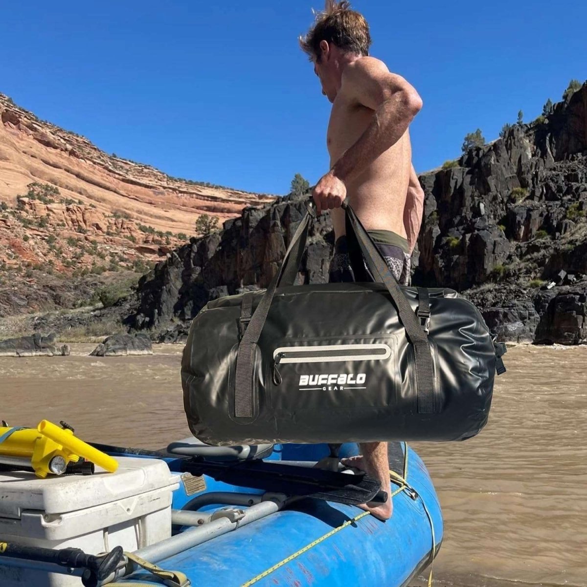 85QT Roll Top Waterproof Duffel Bag - Get Tight Gear