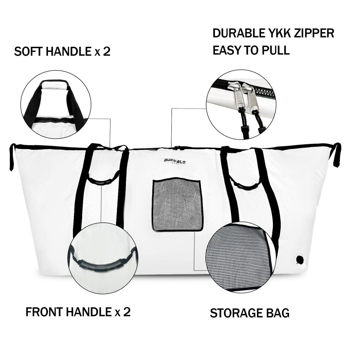 90'' Fish Cooler Bag With YKK Zipper - Get Tight Gear