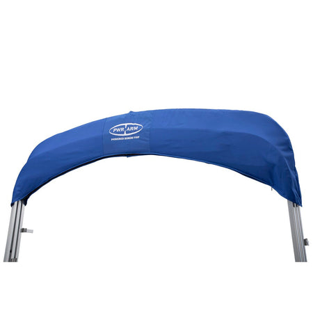SureShade Power Bimini - Clear Anodized Frame - Pacific Blue Fabric