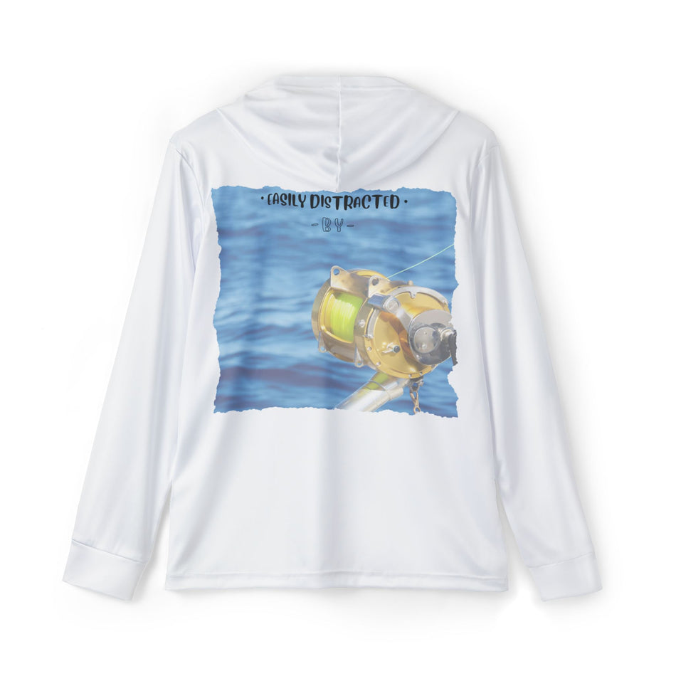 Easily Distracted By Fishing Long Sleeve Shirt - Fishing Line - Get Tight Gear