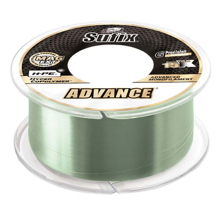 Sufix Advance Monofilament - 14lb - Low-Vis Green - 330 yds