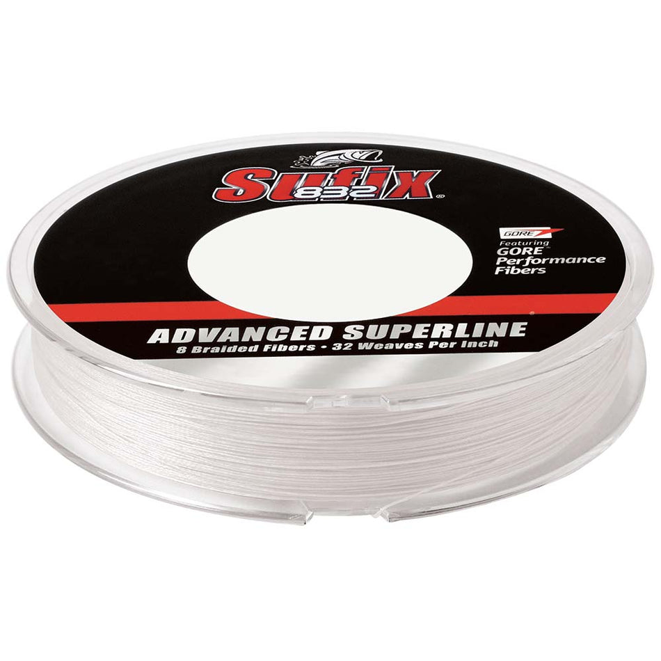 Sufix 832 Advanced Superline Braid - 15 lb - Ghost - 150 yardas [660-015GH]