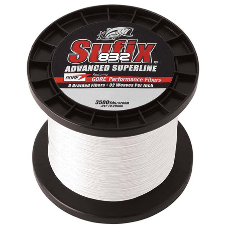 Sufix 832 Advanced Superline Braid - 15lb - Ghost - 3500 yds