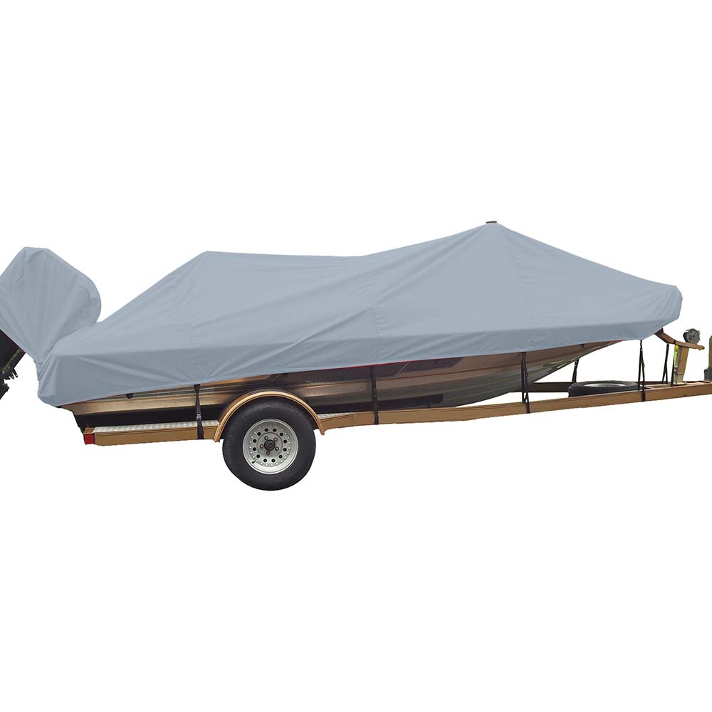 Carver Sun-DURA Styled-to-Fit Boat Cover f/21.5' Wide Style Bass Boats - Grey