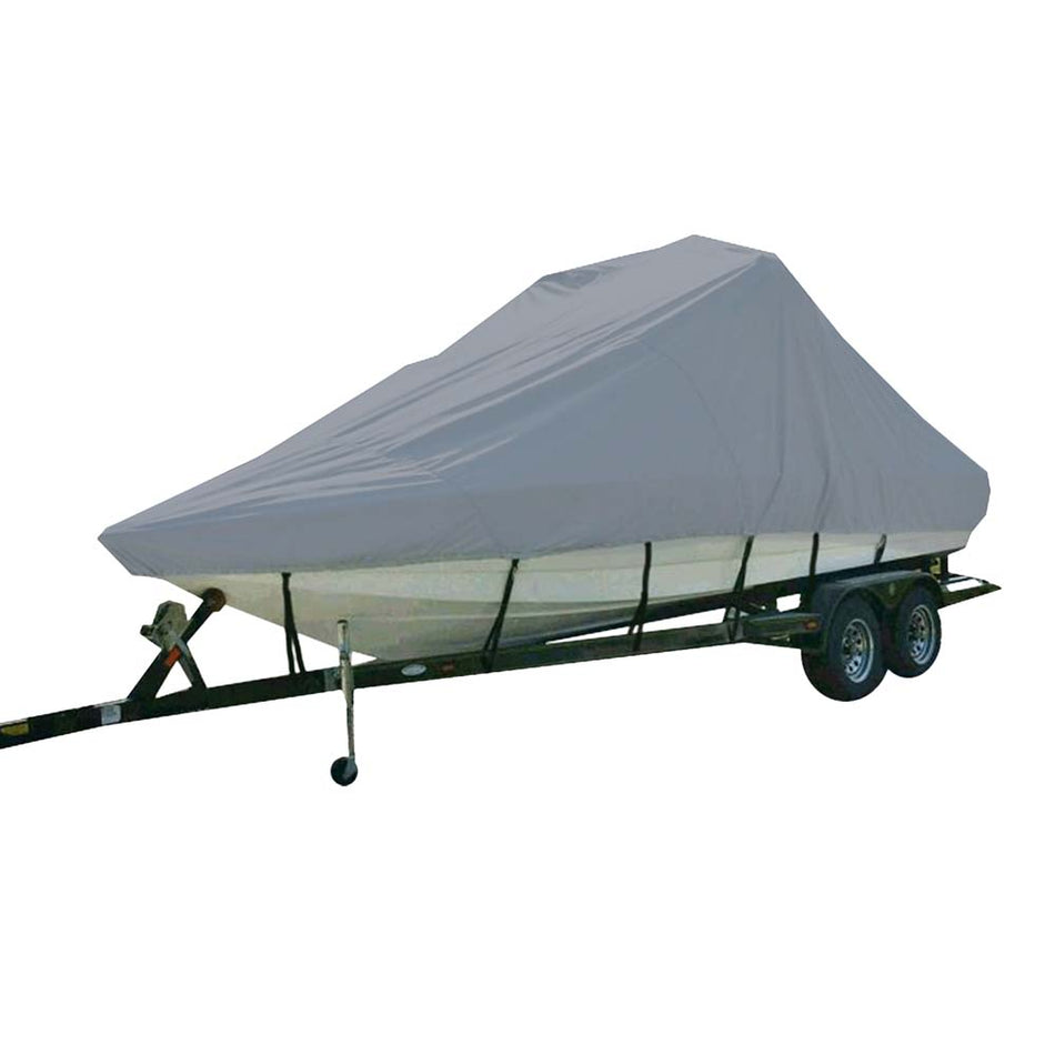 Carver Sun-DURA Specialty Boat Cover f/22.5' Inboard Tournament Ski Boats w/Tower & Swim Platform - Grey