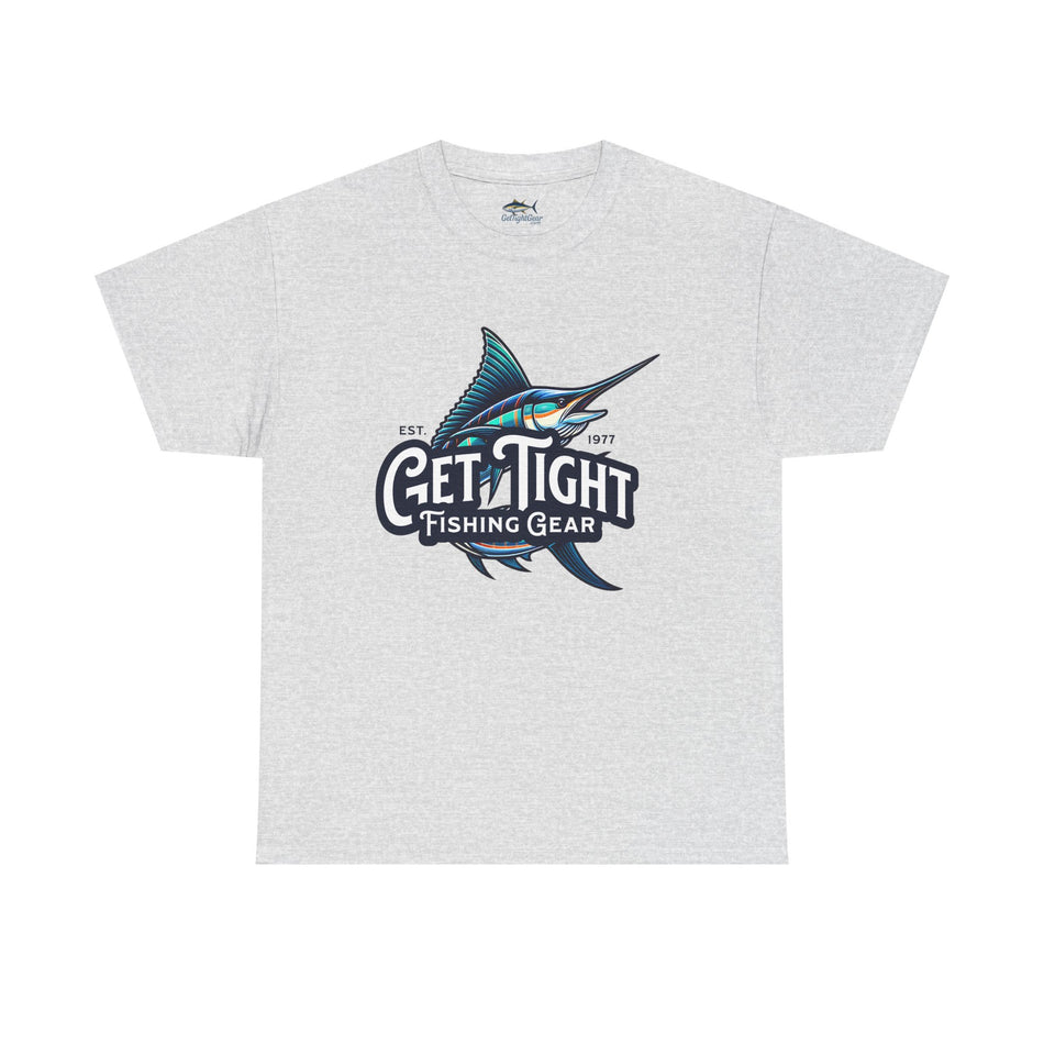 Get Tight Fishing Gear Unisex Heavy Cotton Tee - Perfect for Fishing Enthusiasts
