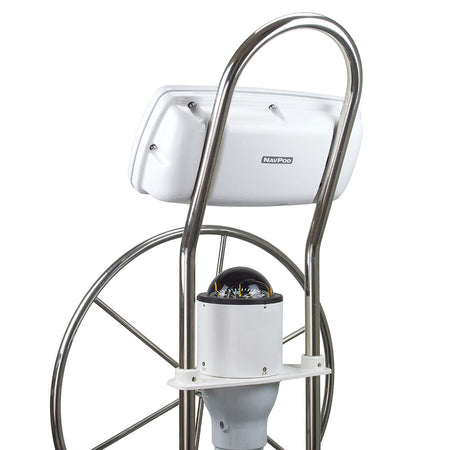 NavPod SystemPod Pre-Cut f/Raymarine Axiom 9/Axiom+ 9 on Right & 1 Instrument (3.6 hole) on Left f/12 Wide Guard