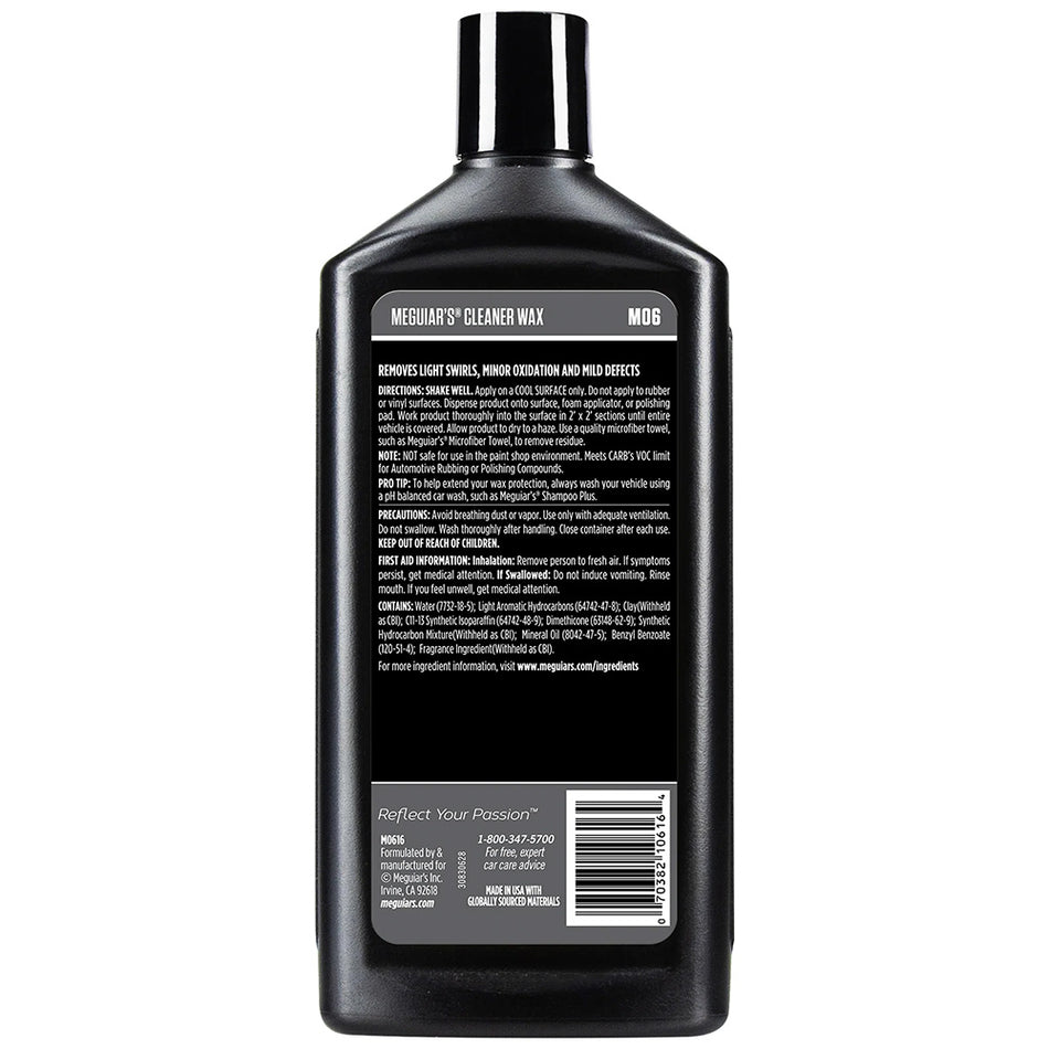 Meguiar's M6 Mirror Glaze Cleaner Wax - 16oz