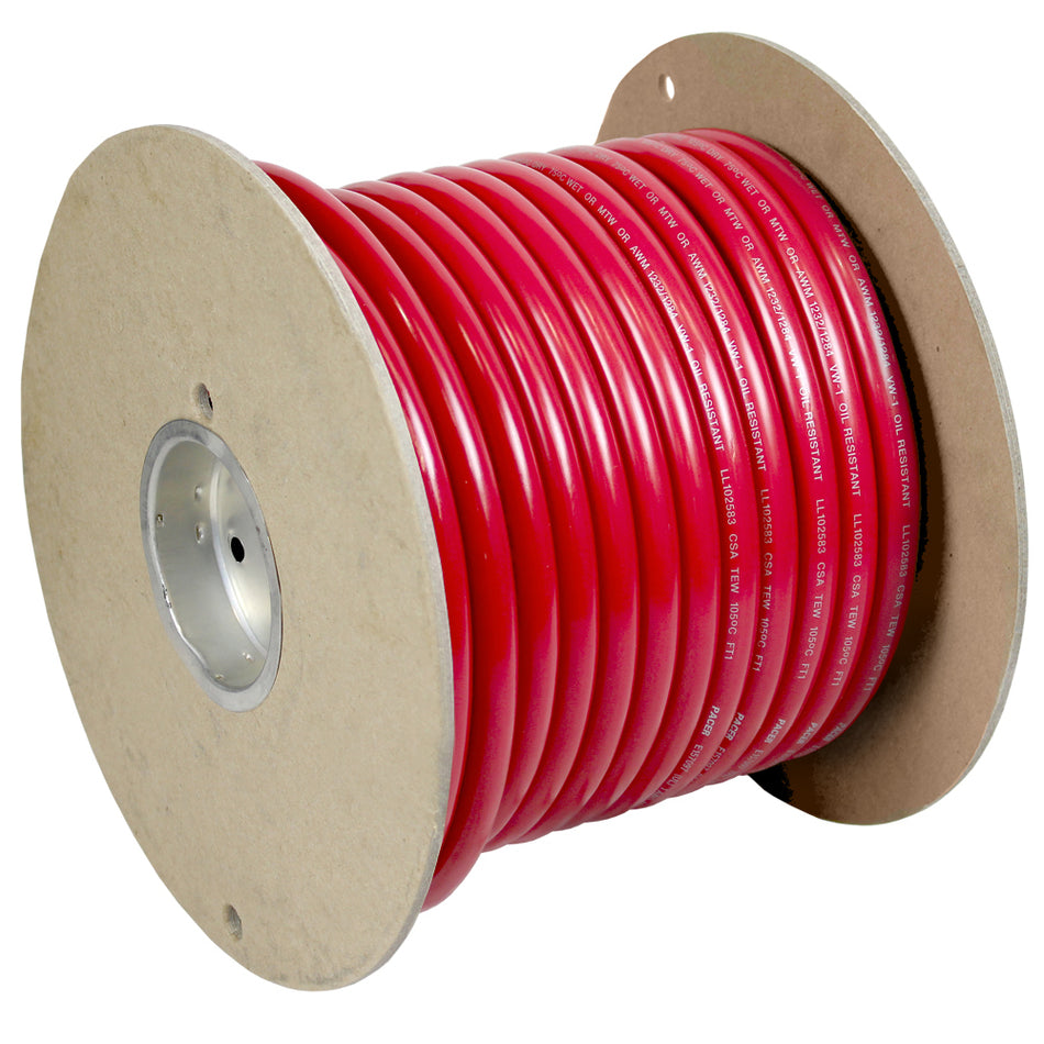 Cable de batería Pacer Red 2/0 AWG - 100 [WUL2/0RD-100]