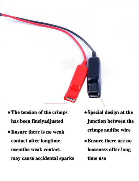 Reel-y Awesome Electric Fishing Cord: The 280Cm Power Line That Hooks Up Your Battery for a Shocking Good Time!