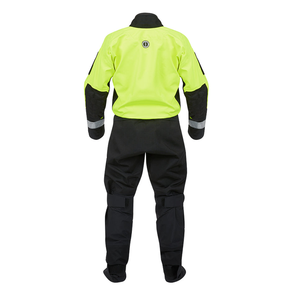 Mustang Sentinel Series Water Rescue Dry Suit - Fluorescent Yellow Green-Black - XXXL Regular