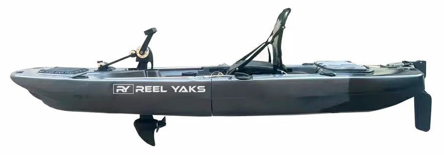 9.5ft Raider Modular Propeller Drive Pedal Fishing Kayak | 380lbs Capacity | 2 Piece - Get Tight Gear