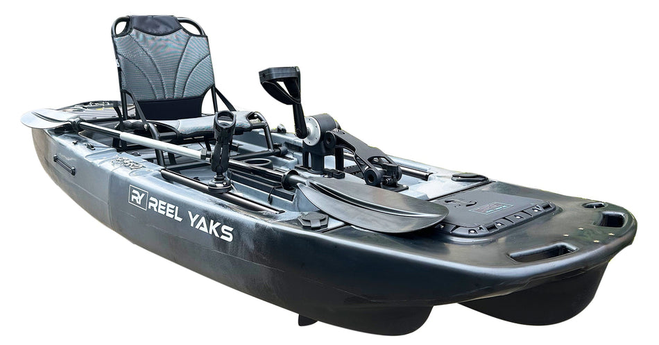 9.5ft Raider Modular Propeller Drive Pedal Fishing Kayak | 380lbs Capacity | 2 Piece - Get Tight Gear