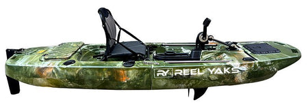 9.5ft Raider Modular Propeller Drive Pedal Fishing Kayak | 380lbs Capacity | 2 Piece - Get Tight Gear