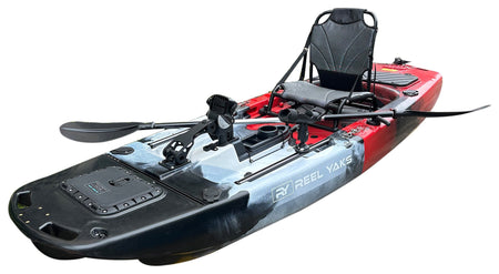 9.5ft Raider Modular Propeller Drive Pedal Fishing Kayak | 380lbs Capacity | 2 Piece - Get Tight Gear